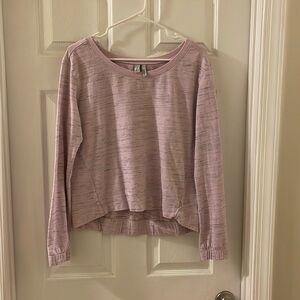 Pink long sleeve top